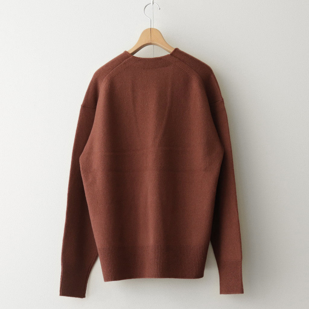 LAMBS WOOL KN P/O #BROWN [16832 60074]