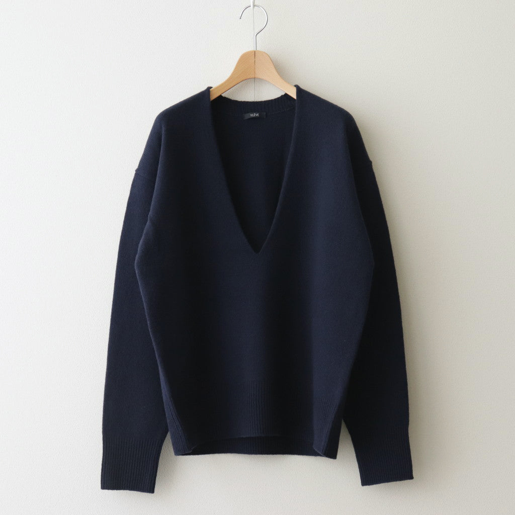 LAMBS WOOL KN P/O #NAVY [16832 60074]