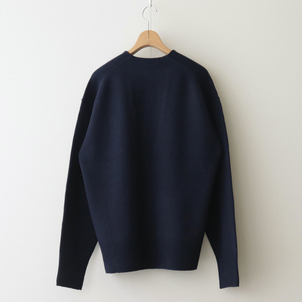 LAMBS WOOL KN P/O #NAVY [16832 60074]