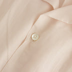 ORGANIC PERU PIMA COTTON LOAN OPEN COLLAR SHIRT #PINK [A24A-18SH03C]