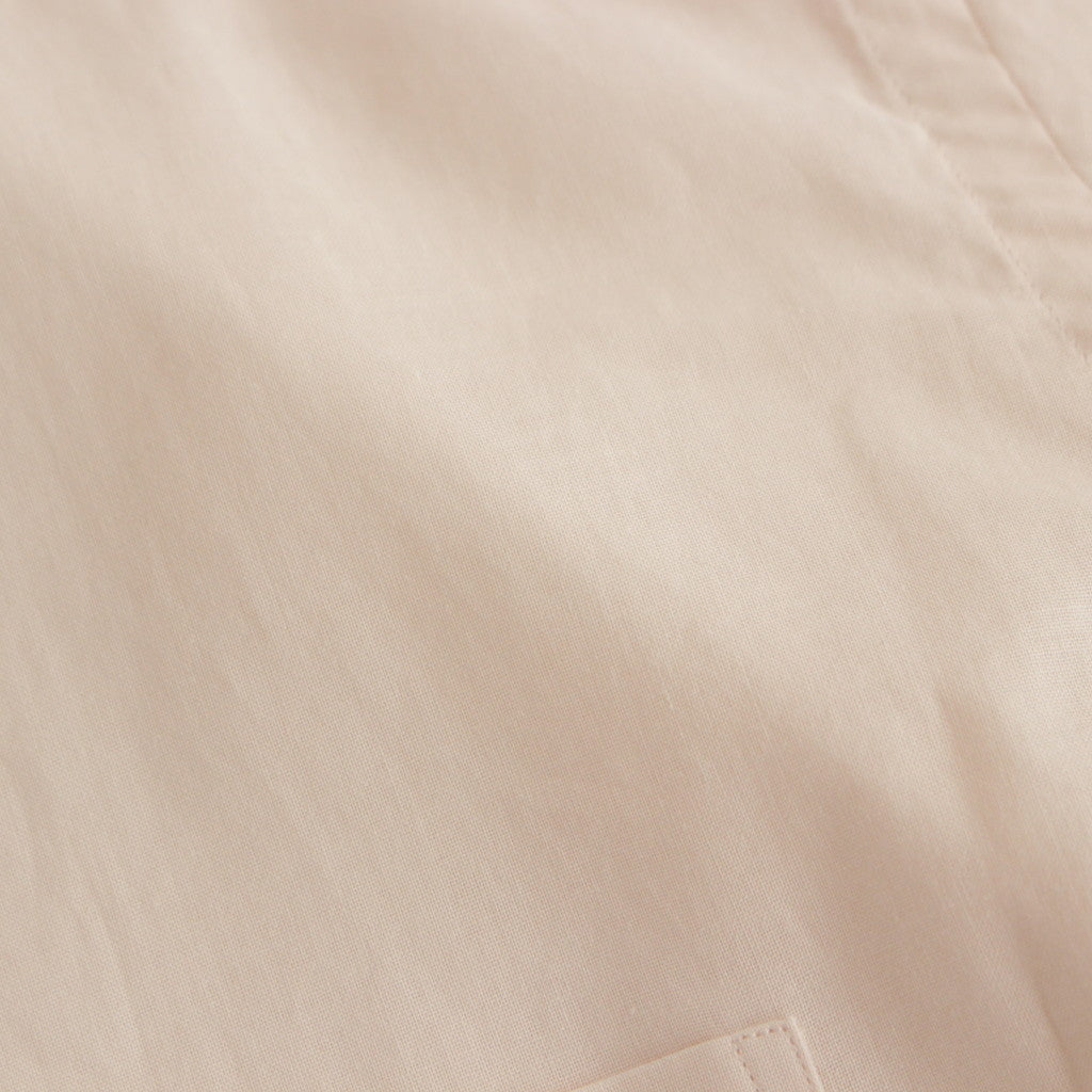 ORGANIC PERU PIMA COTTON LOAN OPEN COLLAR SHIRT #PINK [A24A-18SH03C]