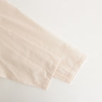 ORGANIC PERU PIMA COTTON LOAN OPEN COLLAR SHIRT #PINK [A24A-18SH03C]