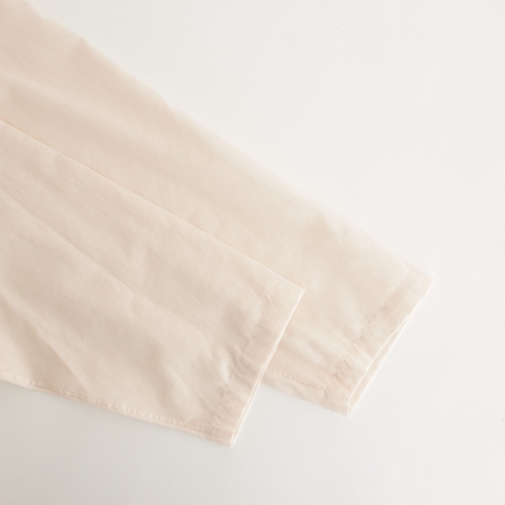 ORGANIC PERU PIMA COTTON LOAN OPEN COLLAR SHIRT #PINK [A24A-18SH03C]