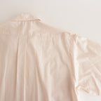 ORGANIC PERU PIMA COTTON LOAN OPEN COLLAR SHIRT #PINK [A24A-18SH03C]