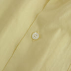 ORGANIC PERU PIMA COTTON LOAN OPEN COLLAR SHIRT #YELLOW [A24A-18SH03C]