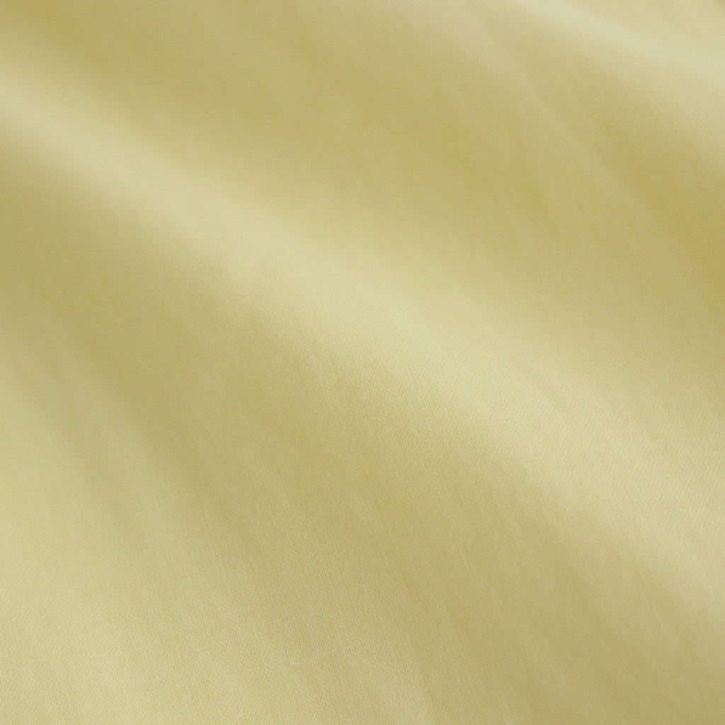 ORGANIC PERU PIMA COTTON LOAN OPEN COLLAR SHIRT #YELLOW [A24A-18SH03C]