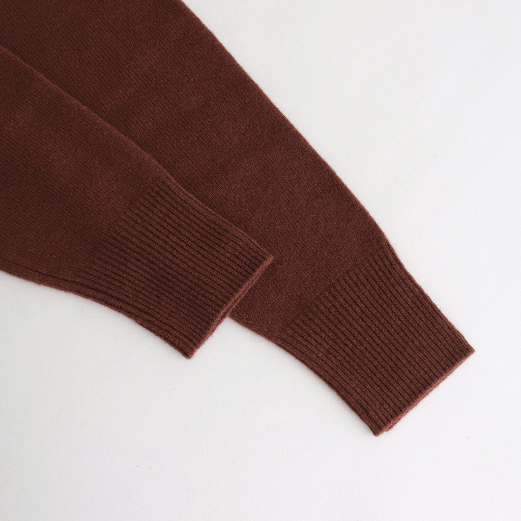 LAMBS WOOL KN P/O #BROWN [16832 60074]