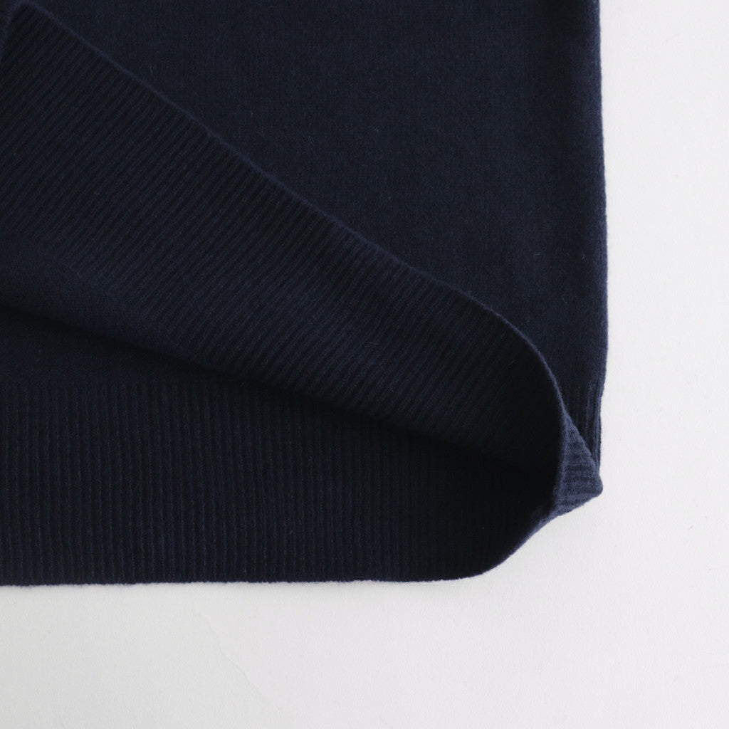 LAMBS WOOL KN P/O #NAVY [16832 60074]