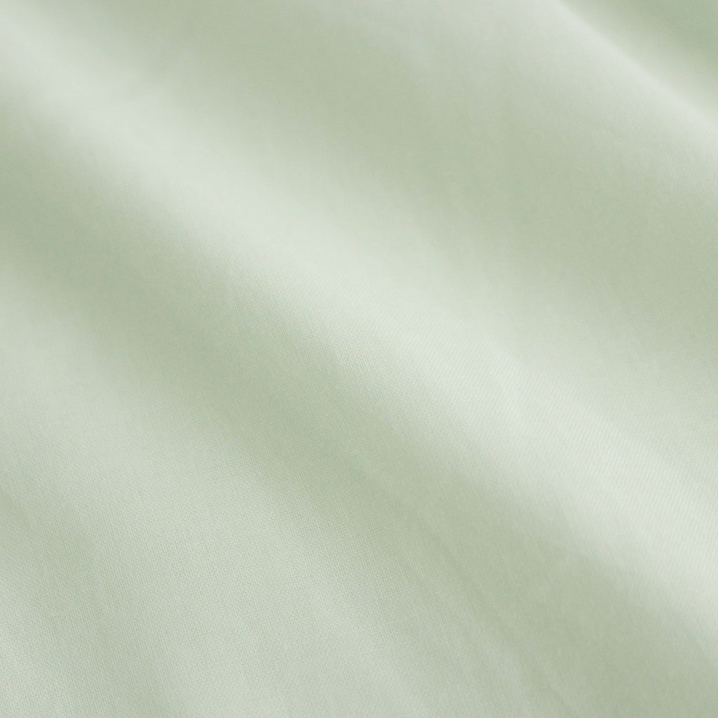 ORGANIC PERU PIMA COTTON LOAN OPEN COLLAR SHIRT #GREEN [A24A-18SH03C]