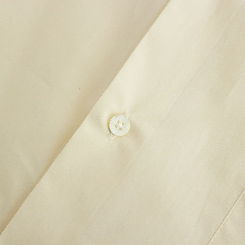 ORGANIC GIZA TYPEWRITER COMFORT FIT SHIRT #ECRU [A24A-09SH01C]