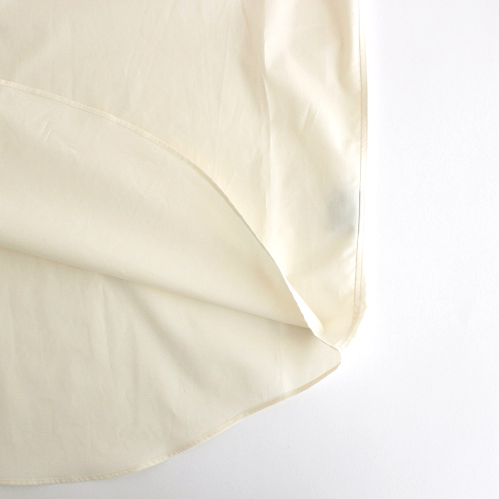 ORGANIC GIZA TYPEWRITER COMFORT FIT SHIRT #ECRU [A24A-09SH01C]