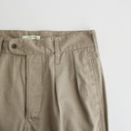 PLEATED WAIST MONTY TROUSER #DUNE [241OJ-PT18]