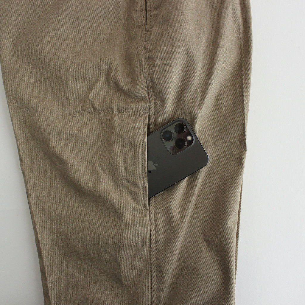 PLEATED WAIST MONTY TROUSER #DUNE [241OJ-PT18]