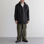 British Wool Half Zip Knit Made by macalastair #Dark Graphite x Gritstone [6033-1301]