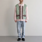 MACDUFF / ヤーディーカーディー #PINK × MINT [DN-0701K2]