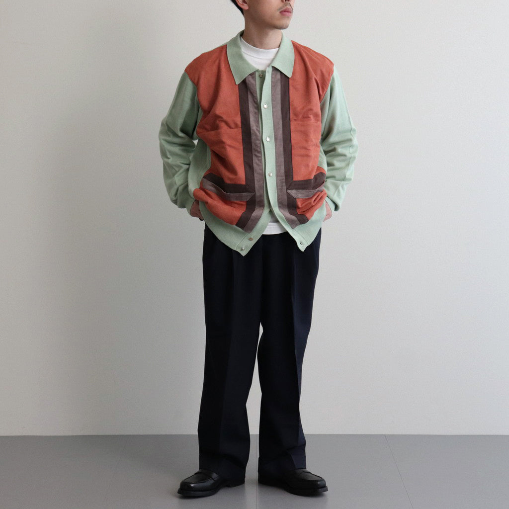 MACDUFF / ヤーディーカーディー #GREEN × ORANGE [DN-0701K2]