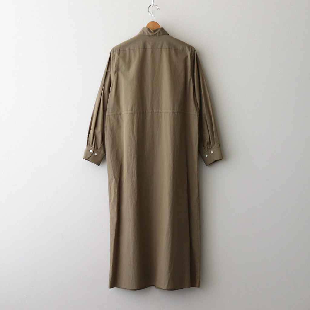 Chambray Military Dress #OliveBeige [BHSW24F9]