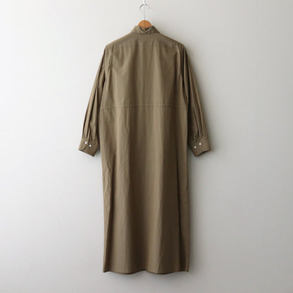 Chambray Military Dress #OliveBeige [BHSW24F9]