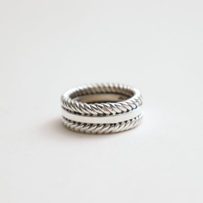 STEVE ARVISO Heavy Cable Wire Ring #SILVER