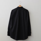 ORGANIC GIZA TYPEWRITER COMFORT FIT SHIRT #BLACK [A24A-09SH01C]