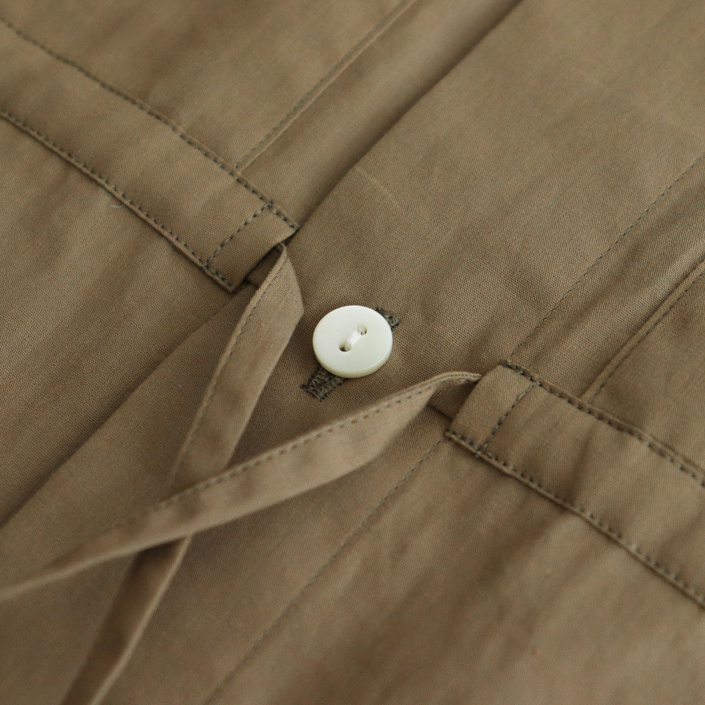 Chambray Military Dress #OliveBeige [BHSW24F9]