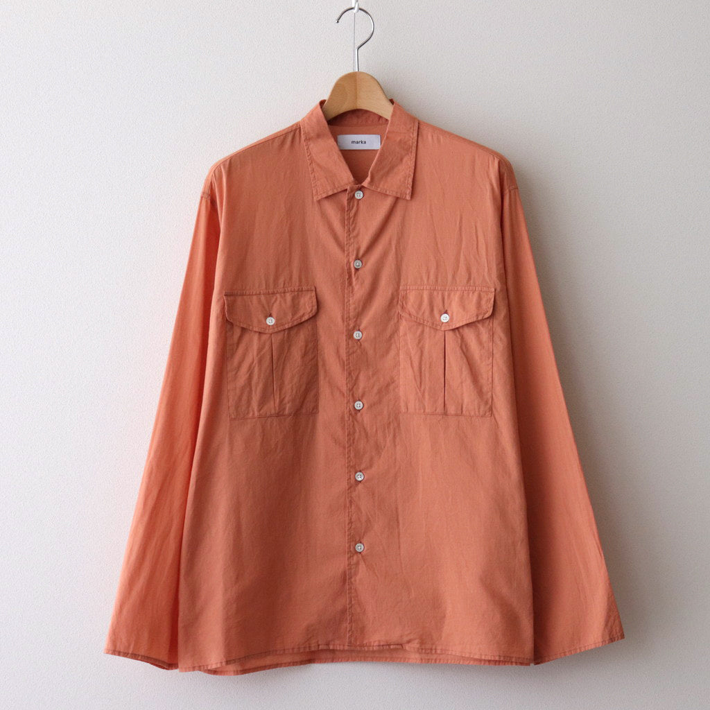 OFFICER SHIRT #ORANGE [M24A-10SH01C]