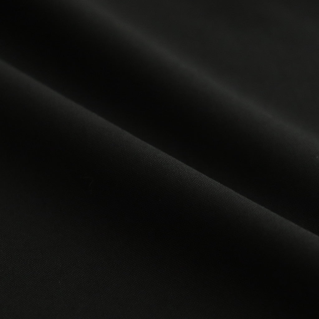 ORGANIC WOOL 2/80 TROPICAL COMFORT FIT SHIRT #BLACK [A24A-14SH01C]