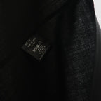 ORGANIC WOOL 2/80 TROPICAL COMFORT FIT SHIRT #BLACK [A24A-14SH01C]