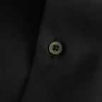 ORGANIC WOOL 2/80 TROPICAL COMFORT FIT SHIRT #CHARCOAL [A24A-14SH01C]