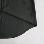 ORGANIC WOOL 2/80 TROPICAL COMFORT FIT SHIRT #OLIVE [A24A-14SH01C]