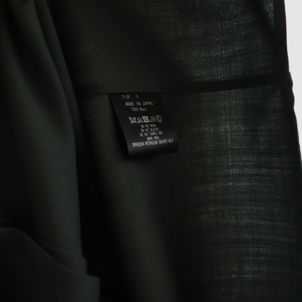 ORGANIC WOOL 2/80 TROPICAL COMFORT FIT SHIRT #OLIVE [A24A-14SH01C]