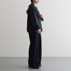 COLLARLESS DENIM JACKET #FADEBLACK [BHSW23F4]