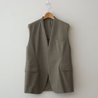 COTTON VOILE GABARDINE NIDOM N/S JK #KHAKI [16841 20028]