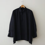 BOURRIENNE avec YLEVE COTTON TYPEWRITER PONCHO SH / MA #NAVY [16841 50112]