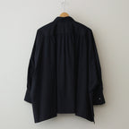 BOURRIENNE avec YLEVE COTTON TYPEWRITER PONCHO SH / MA #NAVY [16841 50112]