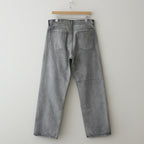 13.5oz DENIM STRAIGHT FADE #ICE BLACK [17041 40045]