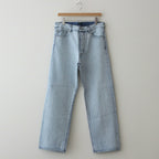 13.5oz DENIM STRAIGHT FADE #ICE INDIGO [17041 40045]
