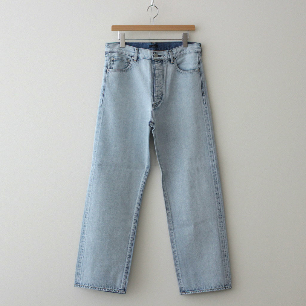 13.5oz DENIM STRAIGHT FADE #ICE INDIGO [17041 40045]