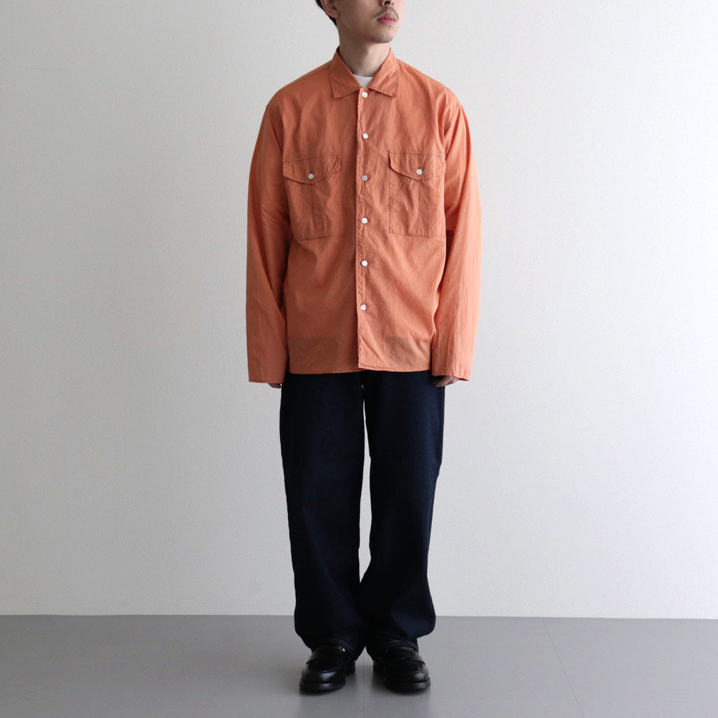 OFFICER SHIRT #ORANGE [M24A-10SH01C]