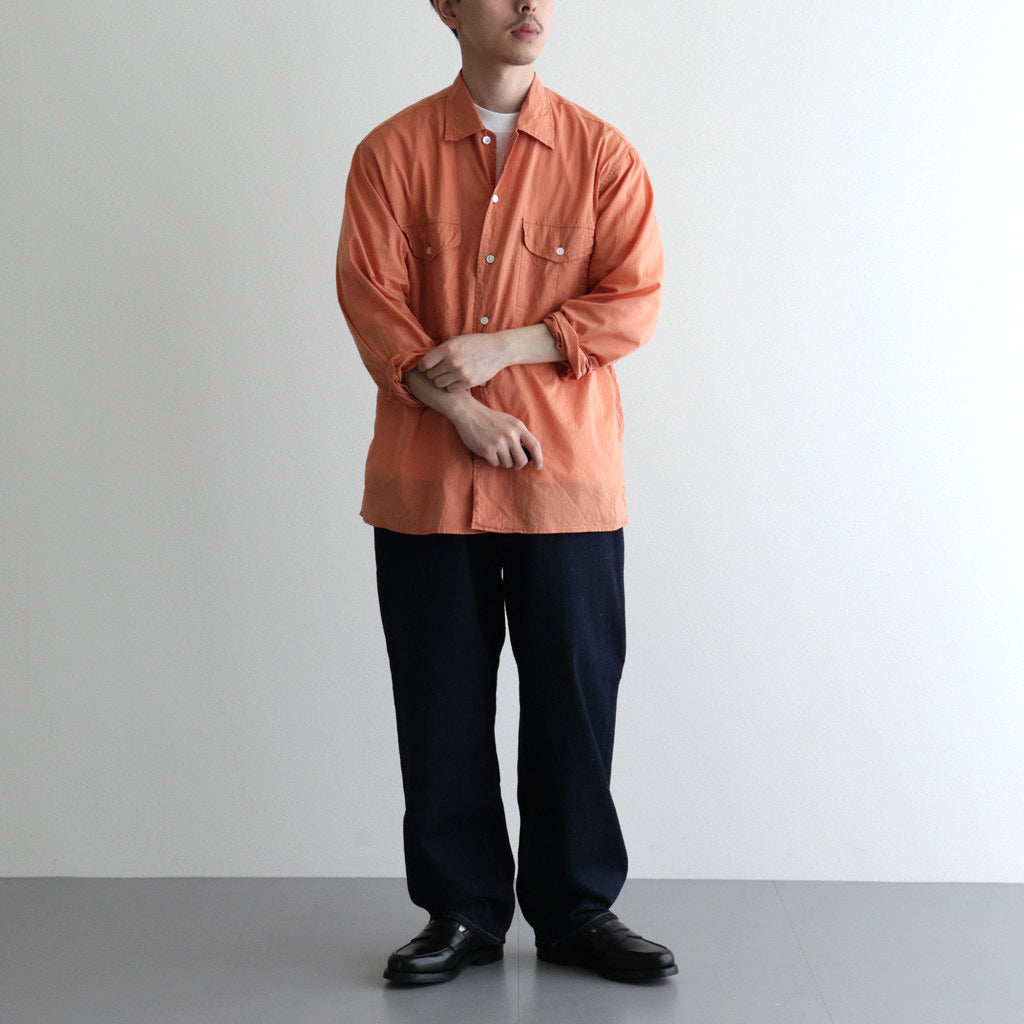 OFFICER SHIRT #ORANGE [M24A-10SH01C]