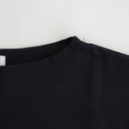 ORGANIC COTTON JERSEY BOAT NECK P/O #NAVY [17041 66345]
