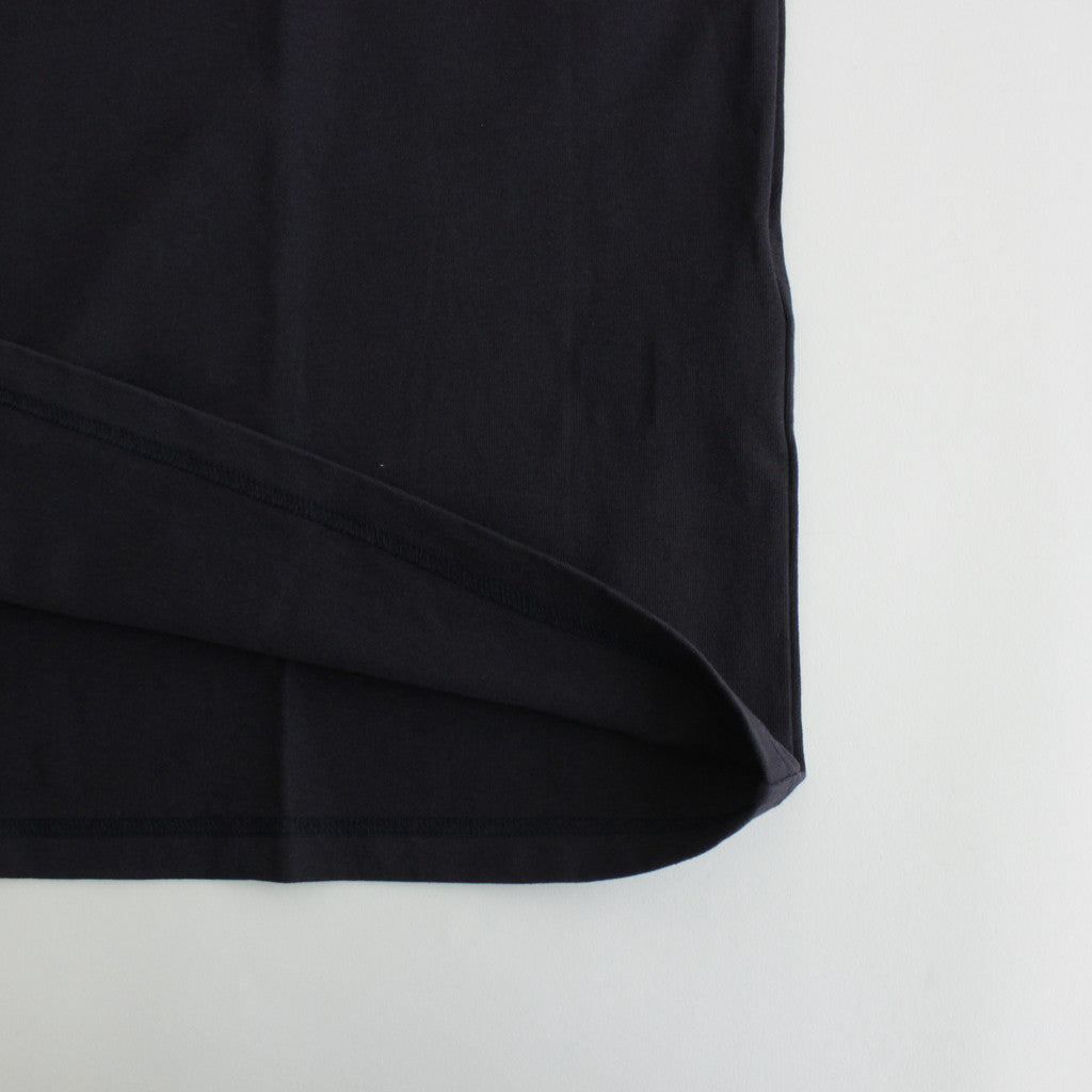 ORGANIC COTTON JERSEY BOAT NECK P/O #NAVY [17041 66345]