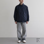 RECYCLE NYLON MIX TAFFETA BZ #NAVY [17041 25341]