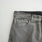 13.5oz DENIM STRAIGHT FADE #ICE BLACK [17041 40045]