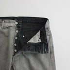13.5oz DENIM STRAIGHT FADE #ICE BLACK [17041 40045]