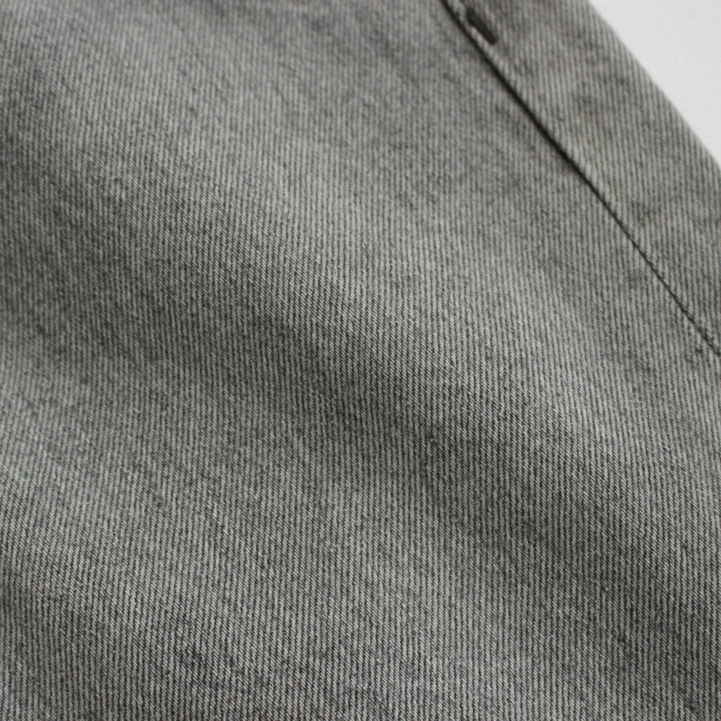 13.5oz DENIM STRAIGHT FADE #ICE BLACK [17041 40045]