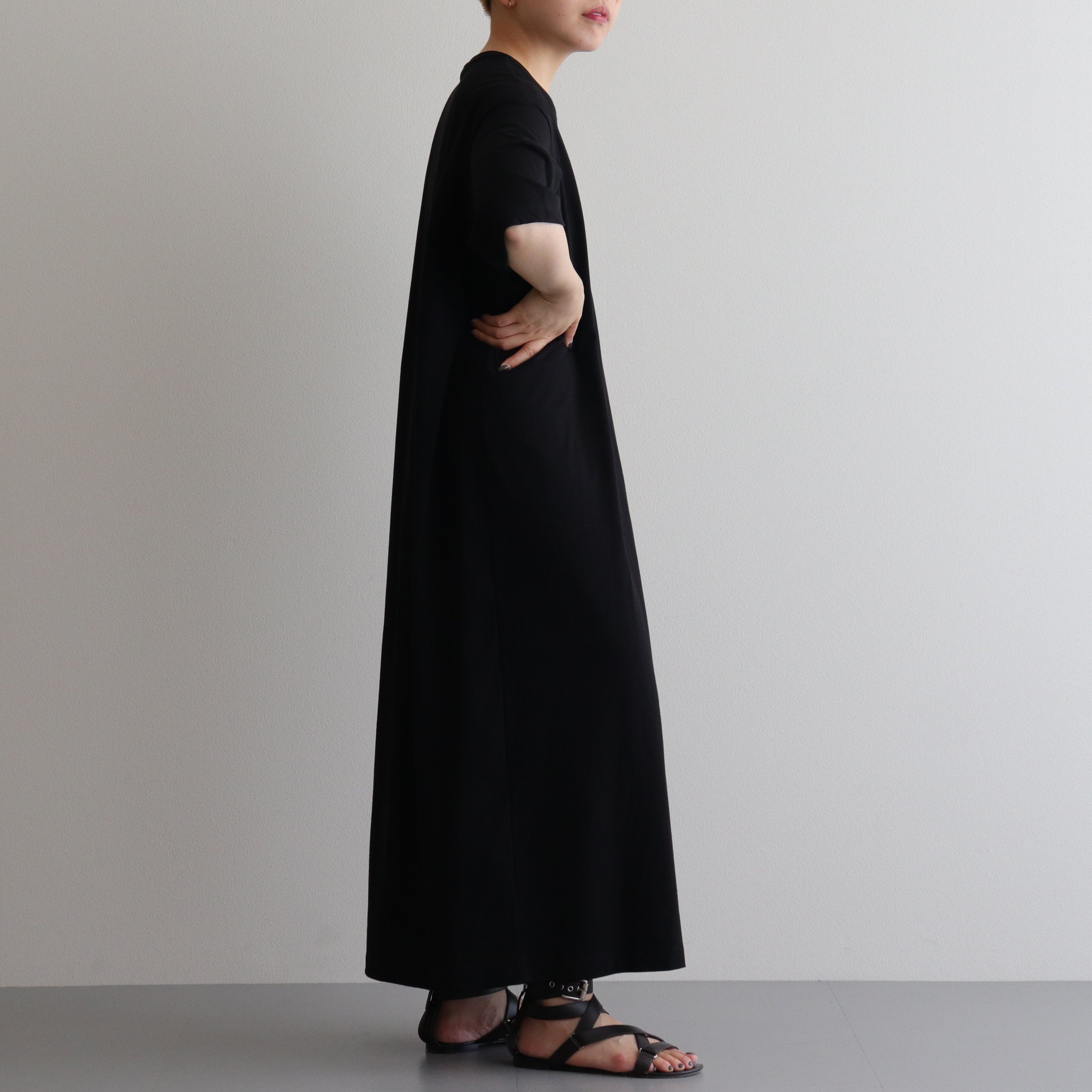 ORGANIC COTTON BIO T OP #BLACK [16841 55553]