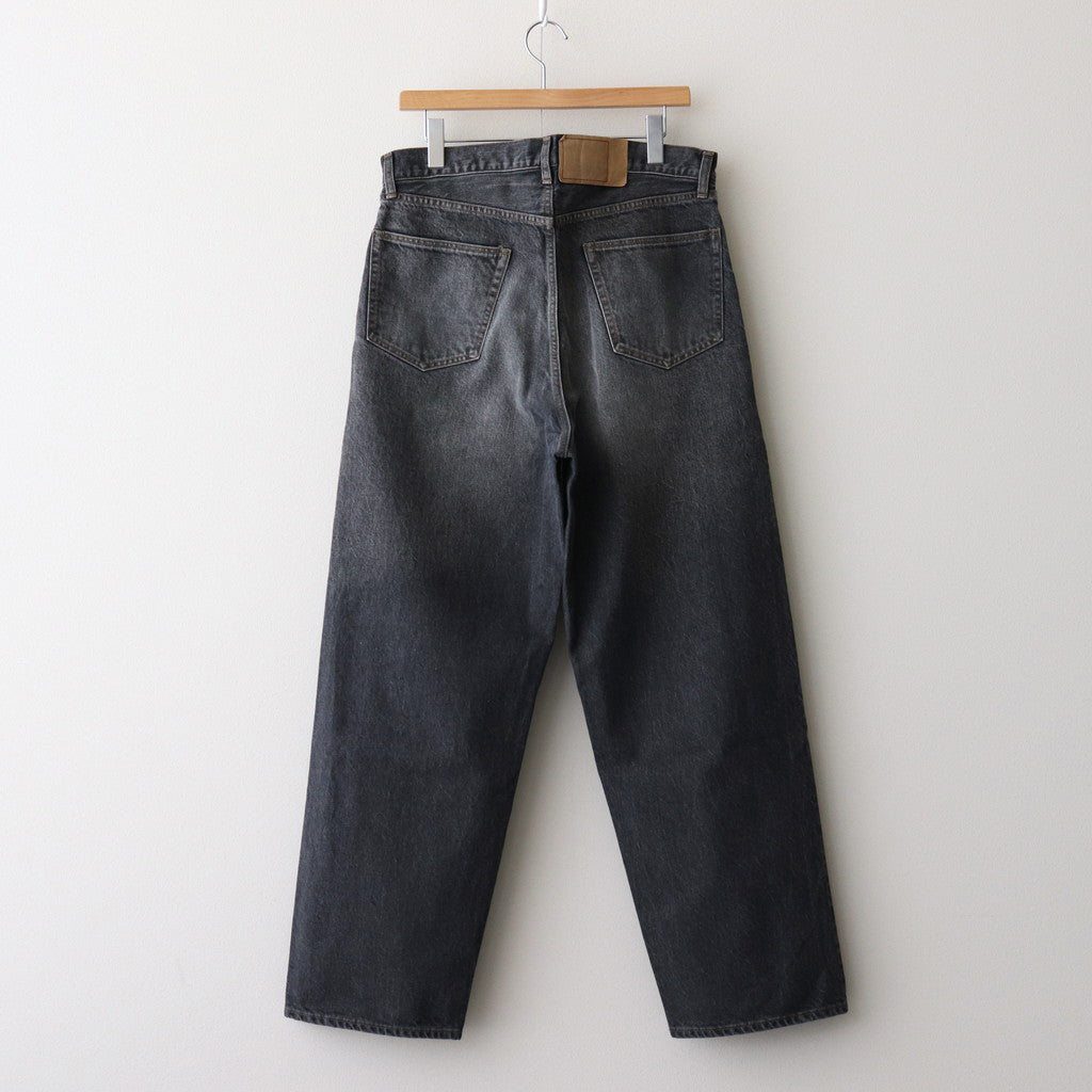 13.5oz Denim Pants Classic #USED-SulfurBlack [bROOTS24F9USD]