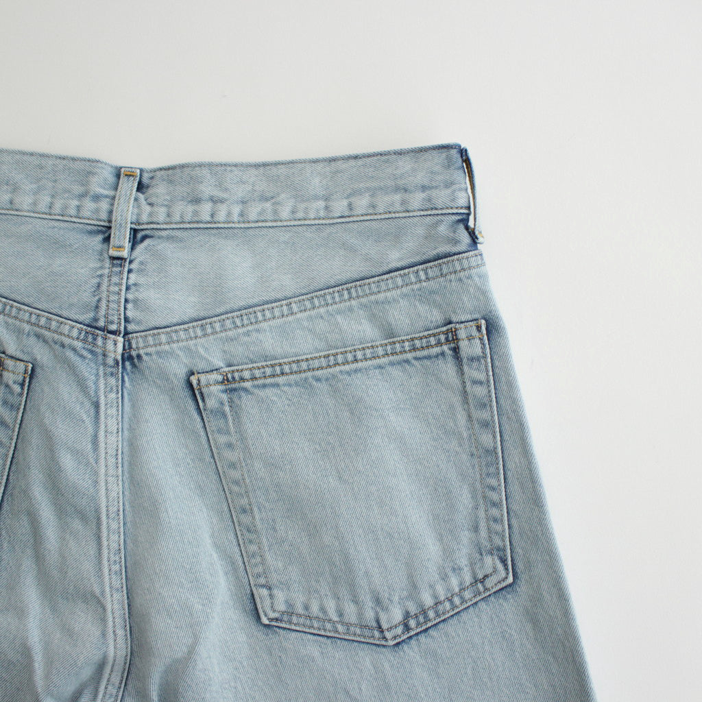 13.5oz DENIM STRAIGHT FADE #ICE INDIGO [17041 40045]