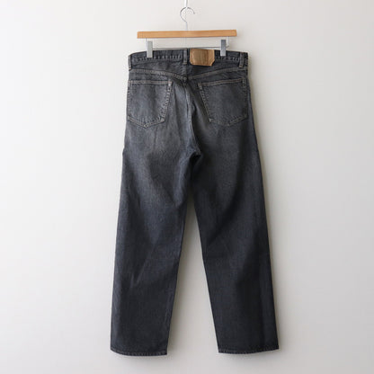 13.5oz Denim Pants Narrow #USED-SulfurBlack [bROOTS24F10USD]